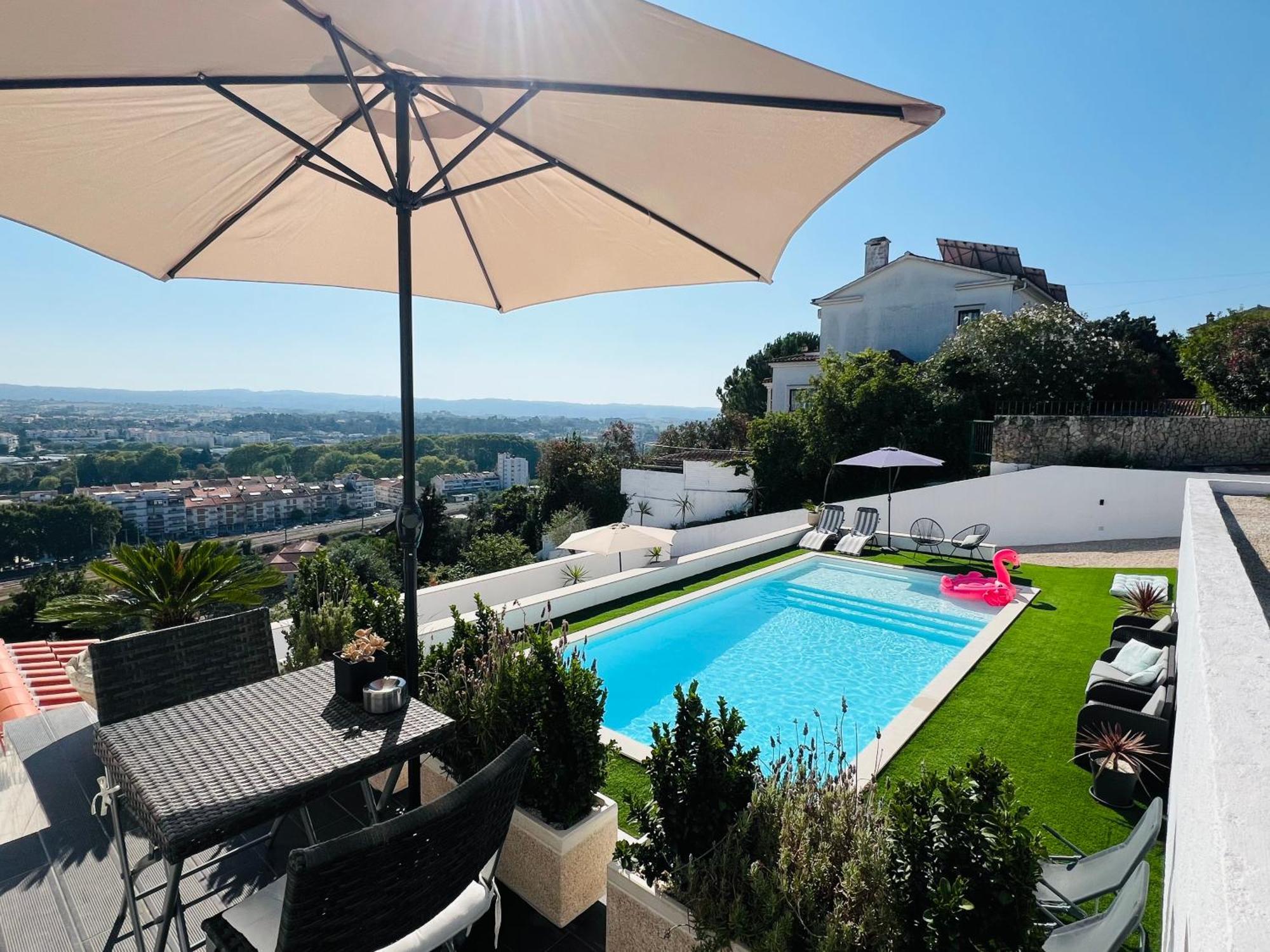 Vila Pombal Tomar Apartments - Pool & City Views المظهر الخارجي الصورة